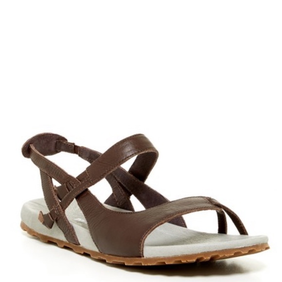 Patagonia Shoes - Patagonia Poli Knotty Brown Leather Sandals